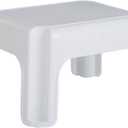 Rubbermaid Step Stool 9.5-Inch High White Plastic Small Single Step Stool for Kids/Adults in Home/Kitchen/Laundry/Garage/Bathroom