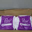 Poise Incontinence Pads & Postpartum Incontinence Pads, 5 Drop Maximum Absorbency, Long Length, 120 Count (2 Packs of 60