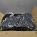 Simpli-Magic Heavy Duty Padded Moving Blankets 72" x 40"  12 Pack  Packing Blankets, Furniture Covers for Moving (Black/Orange)