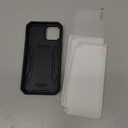 DEERLAMN Case for iPhone 13/iPhone 14 6.1-Inch with Slide Camera Cover+Screen Protector(2 Packs),Rotated Ring Kickstand Military Grade Shockproof Protective Cover-Olive Green