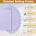 28 Sheets Purple Cardstock 8.5 x 11 Certificates Paper, 250gsm/92lb Heavyweight Lavender Card Stock for DIY Cards Making, Birthday Decorations, Christmas Cards, Wedding Invitations