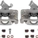 PAROD Rear Disc Brake Caliper Fit for Dodge Journey 2009 2010 2011 2012 with Bracket,Replace#18B5177 18B5176