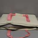 Majolicia American Mahjong Set, 166 Pink Tiles with Cream Bag, Accessories, 4 Mahjong Racks, Mahjong Tile Set for Beginner
