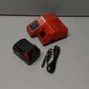 18V 6Ah Battery and N12-18C Dual Port Charger Set for Milwaukee Tools M12 Mk-18 48-11-1850 48-11-1860 48-11-1820 48-11-1840 48-11-1815 48-11-1830 48-11-1870 Fast Charging