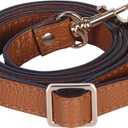 VanEnjoy Full Grain Leather Adjustable Replacement Cross Body Purse Shoulder Strap, 0.7 Width, Adjustable Length 25-51 (Brown)