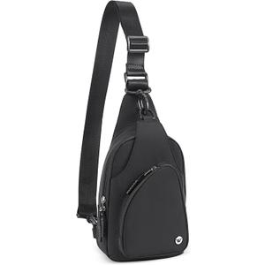 WESTBRONCO Small Sling Bag for Women Nylon Crossbody Sling Backpck Lightweight for Travel Casual Daily
