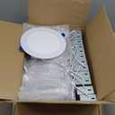 zouzai 24 Pack 8 inch 18W Eqv 150W 1620LM 5CCT Reset Ultra-Thin LED Recessed Ceiling Light with Junction Box, 2700K-5000K Selectable, Dimmable, Commercial and Home use - ETL and Energy Star Certified