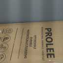 Prolee Reptile Terrarium, Lizard Tank Up to 68 Gallons, Bearded Dragon Tank with Roof Door, Snake Tank with Built-in Lamp Fixture and Switch, with Leg Stand (Black, 68 Gallons, 48" Length)