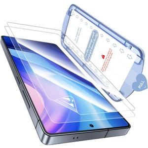 iGluz Anti-Reflection PET Screen Protector for Samsung Galaxy S25 Ultra 6.9" (2 Pack),Ultra-Thin Flexible Film with 0.02s Sensitive Fingerprint Unlock,Easy-Install Alignment Tray,Shatter-Proof