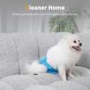Vecomfy Dog Belly Bands for Male Dogs Diapers(5 Pack),Premium Washable Reusable Small Dog Belly Wrap Leakproof Puppy Diapers,XS