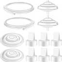 Maymom Pump Parts Compatible with Spectra S1 S2 9 Plus Breast pump Replace Backflow Protector Membrane Duckbill Valve Tube Not Original Spectra Replacement Pump Parts