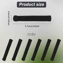 ANATTASOUL 5 Paris Anti-Slip Elastic Comfort Eyeglasses Temple Tips Sleeve, Fabric Glasses Ear Grip, Soft and Well-Fitting Glasses Ear Cushion, Knitting Eyeglass Ear Grips, Glasses Accessories