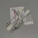 Command Cord Bundlers, Damage-Free Hanging Cord Organizer, No Tools Cord Bundler for Hanging Electrical Cables of Christmas Decorations, 6 Gray Cord Bundlers and 12 Command Strips