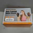 Rehabilitation Robot Gloves, Finger Exerciser for Stroke Recovery Hand Glove Equipment Hand Function Rehabilitation (Orange Left Hand S)