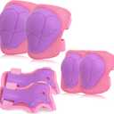Kids Protective Gear, Knee Pads Elbow Pads with Wrist Guards for Roller Skating Cycling Skateboard Bike Scooter Rollerblade Safety Gear for Kids 2-7 Years Old S