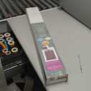 Cordless Room Darkening Venetian Blind - 32 Inch Width, 64 Inch Length, 2" Vinyl Slat Size - Mahogany - GII Luna Light Filtering Horizontal Mini Windows Blinds for Interior by Achim Home Decor