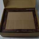 iRahmen 8x10 Picture Frame Set of 3, High Definition Glass Brown Frame, 8 x 10 Wood Rustic Picture Frames for Horizontal or Vertical Table Top and Wall Mounting