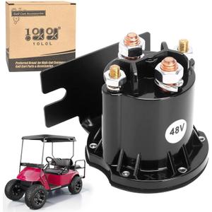 10L0L Golf Cart 48V Solenoid for EZGO TXT 2010-up & All 48V MPT 800/1000 Vehicles, OEM# 612711
