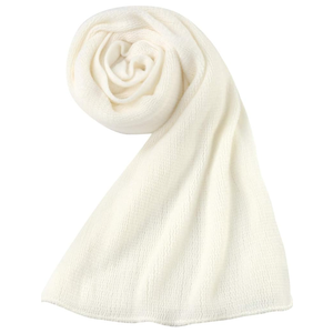 Allegra K Women Winter Scarf Warm Knitted Long Rectangle Shape Stylish, Beige