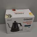 COSORI Electric Gooseneck Kettle Smart Bluetooth with Variable Temperature Control, Pour Over Coffee & Tea Maker, 100% Stainless Steel, Quick Heating, Matte Black