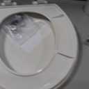 Bemis 730SLEC Slow Close Toilet Seat, Easy Clean Hinges and Durable Plastic Seat, Made in USA, Round, White
