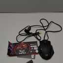 Redragon M908 Impact RGB LED MMO Gaming Mouse with 12 Side Buttons, Optical Wired Ergonomic Mouse with Max 12,400DPI, High Precision, 18 Programmable Macro Shortcuts, Comfort Grip