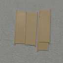 4 inch - Dryer air exhaust vent cover panel replacements UV and weather resistant OEM Upgraded PETG plastic color molded won't scratch, flake or fade. 4 Panels - Made and Assembled in USA (Beige)