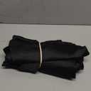 RYB HOME Black Curtains Blackout - Bathroom Small Window Curtains Thermal Insulated Privacy Drapes for Kids Bedroom Living Room Kitchen Basement, Width 42 by Length 36, 1 Pair