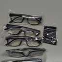 Gaoye Professional Reading Glasses for All Day - Computer Readers with Blue Light Protection - Value Pack (B1-5 Pack Light Black)