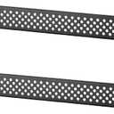 RIVECO 1U Vented Blank Panels for Rack & Cabinets Front Cover Panel 19-Inch Server & Network Rack Mount 2 PCS Black