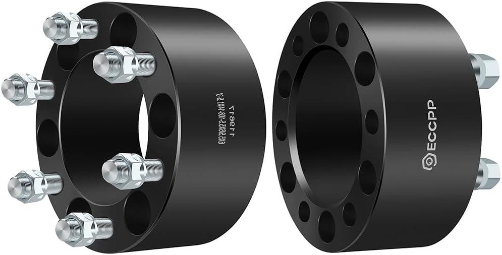 ECCPP 2PCS 6 Lug Wheel Spacers 6x5.5 to 6x5.5 3" inch fit for 1999-2018 for Chevrolet Silverado 1500 2000-2013 for Suburban 1500 1995-2014 for Chevrolet Tahoe