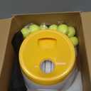 MEKAPLE Automatic Dog Ball Launcher, Dog Ball Thrower with 15 Mini Tennis Balls Sizing 2 Inch and Mesh Bag, Interactive Dogs Toys Tennis Balls Launcher for Small Dogs with 3 Distance Settings