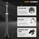Rear Complete Struts Shock Absorber Compatible with Nissan Altima 2007 2008 2009 2010 2011 2012 2013 2014 2015 2016 2017 2018(Exc. Hybrid Submodel), Replace 5637 (Set of 2)