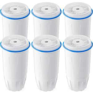 BOGDA 6 Pack Water Filter Replacement Zero, 5-Stage Compatible with Zero Pitcher and Dispenser, Fit for Zero Filter Water Replacement Filters and ZR-001 ZR-017 ZR-004