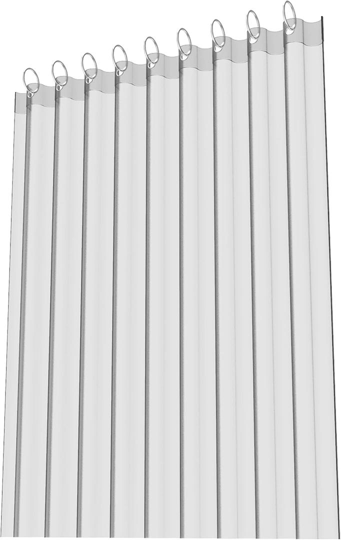 100% PEVA Heavy Duty Clear Shower Curtain Liner (70" x 72"): 1 Pack / 1 Shower Curtain Liner