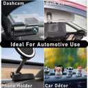 4 x SWRT Double Sided Tape, 33FT x 0.71 in 0.04 Inch Thick Heavy Duty Mounting Foam Tape, Waterproof Adhesive Tape for Car, LED Strip Light, Home Office Automotive Decor