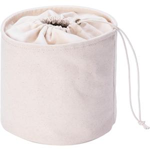 Tall Purse Organizer Insert Womens Canvas Round Handbag Organizer Storage,Handbag Purse Organizer Round Cosmetic Pouch Bag Bucket Makeup Bag