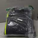 SKSAFETY High Visibility Reflective Jackets for Men, Waterproof Class 3 Safety Jacket with Pockets, Hi Vis Black Coats with Black Bottom, Mens Work Construction Coats for Cold Weather, 2XL,Black (XX-Large)