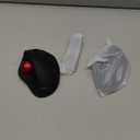 Nulea M511 Wireless Trackball Mouse, Rechargeable Ergonomic Thumb-Control Mouse with Tilt Stand, Smooth & Precision Tracking, 3 Device Connection (Bluetooth or USB Receiver), for PC/Mac/Laptop-Red