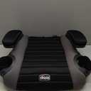 Chicco GoFit Backless Booster Car Seat Without Latch Attachment, Travel Booster Seat for Car, Portable Car Booster Seat for Children 40-110 lbs., Shark/Black/Grey