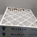 Nordic Pure 20x24x4 (19_3/8 x 23_3/8 x 3_5/8) Pleated MERV 12 Air Filters 2 Pack