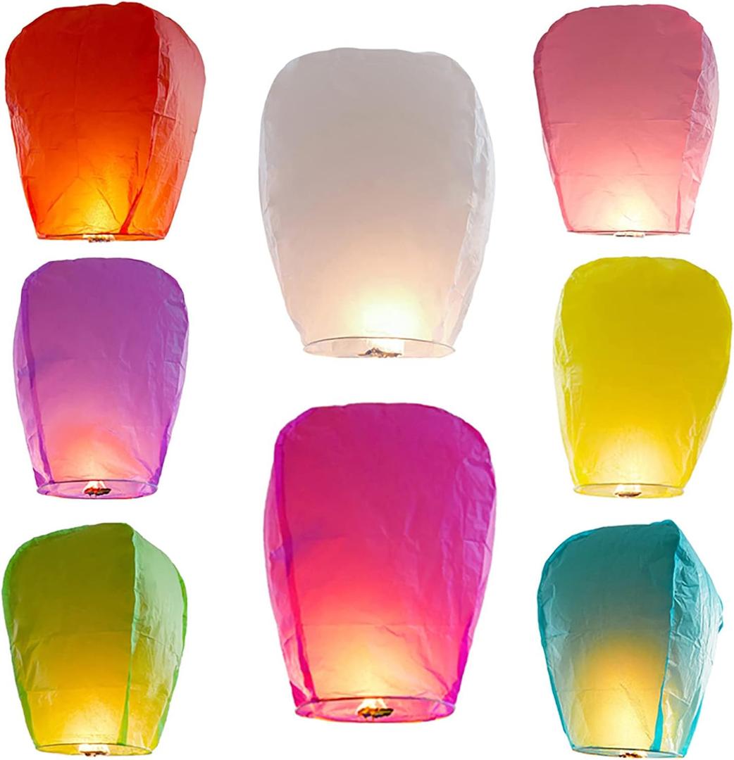 15PCS color Round paper lamp shade paper Lantern Pendant Lamp Shade,Large Foldable Lampshade