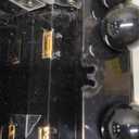 CUXVA Acrylic Evening Clutch Bag for Women Glitter Marble Purse Handbag for Wedding Party Prom (Black)