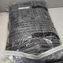 SOMTHRON Men's Casual Trench Coat Slim Fit Notched Collar Long Jacket Overcoat Single Breasted Pea Coat wih Pockets (3X-Large, Black)