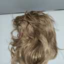 Kaneles Mullet Wigs for Men 80s Costumes Fancy Party Accessory Cosplay Halloween Wig (Light Brown)