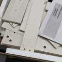 WAMPAT End Table with Charging Station, White Side Table with Storage Cabinet and Drawer, Wood Nightstand with Power Outlets & USB Ports for Bedroom, Living Room