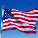 Anndones American Flag 3x5 Ft Outdoor Heavy Duty,100% in USA Longest Lasting American Flags For Outside 3x5,American Flag 3x5 Embroidered Stars, Us Flags 3x5 Outdoor Best In USA High Wind Stitched Stripes, Outdoor 3x5 American Flag Nylon, Embroidered Ou