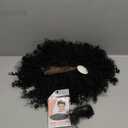 Colorful Queen Curly Wig Lace Front Wig 14 Inch Glueless Curly Wigs for Black Women Wet and Wavy Deep Wave Synthetic HD Transparent Lace Front Wig Natural Black 1B