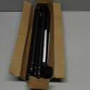 Thestoa Shower Curtain Rod Adjustable 43-78 inch, 1"Diameter Spring Tension Curtain Rod No Drill, Anti-Rust Non-Slip Shower Rod, Black Shower Curtain Rod for Bathroom Tension