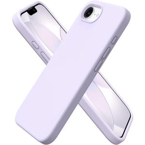 ORNARTO Compatible with iPhone 17e Case and for iPhone 16e Case 6.1", Liquid Silicone 3 Layers Full Covered Soft Gel Rubber Shockproof Cover, Protective Phone Cases for 16e & 17e-Lavender